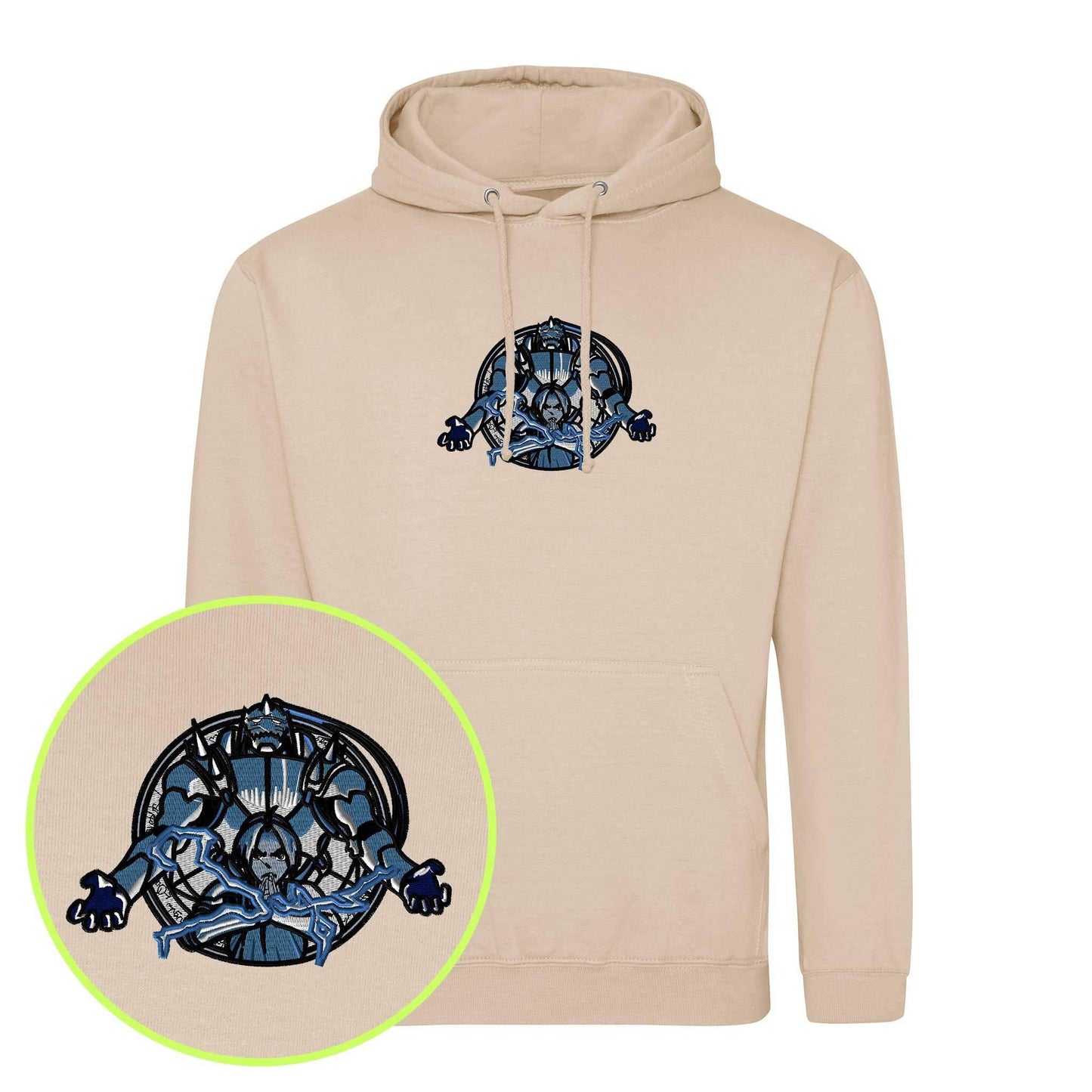 Full Metal Brotherhood Embroidered Hoodie (Unisex) - nonsez