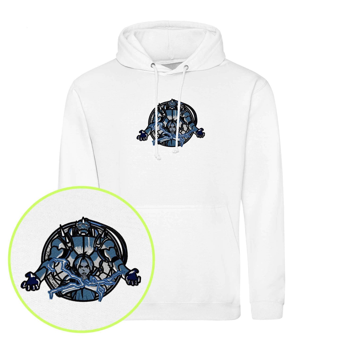 Full Metal Brotherhood Embroidered Hoodie (Unisex) - nonsez