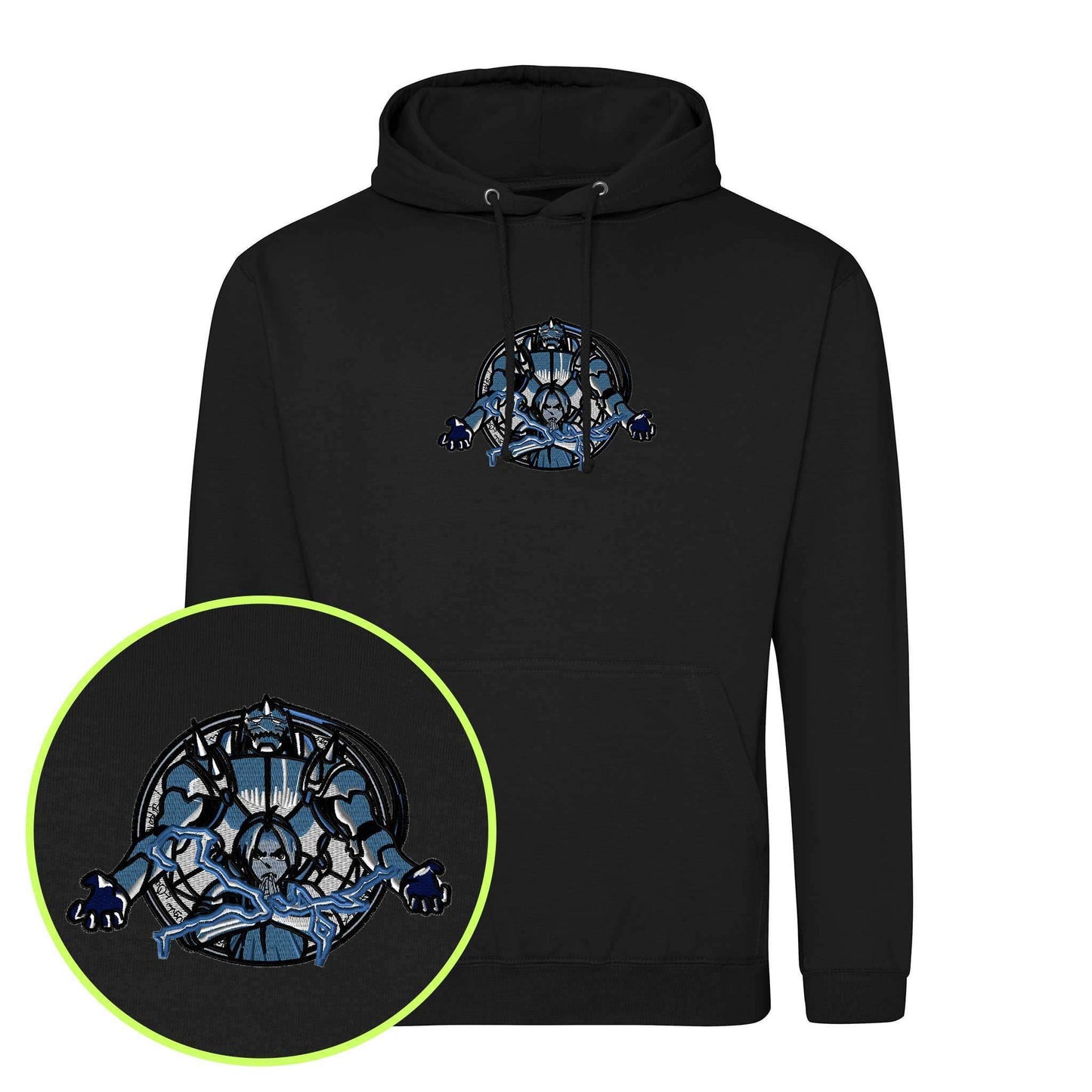 Full Metal Brotherhood Embroidered Hoodie (Unisex) - nonsez