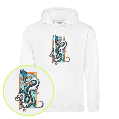 Celestial Dragon Embroidered Hoodie (Unisex)