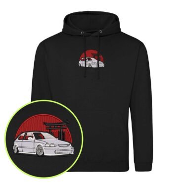 Civic Street Racer embroidered Hoodie / Sweatshirt
