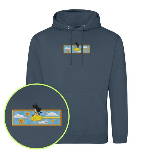 Cloud Rider embroidered Hoodie / Sweatshirt - Image 4