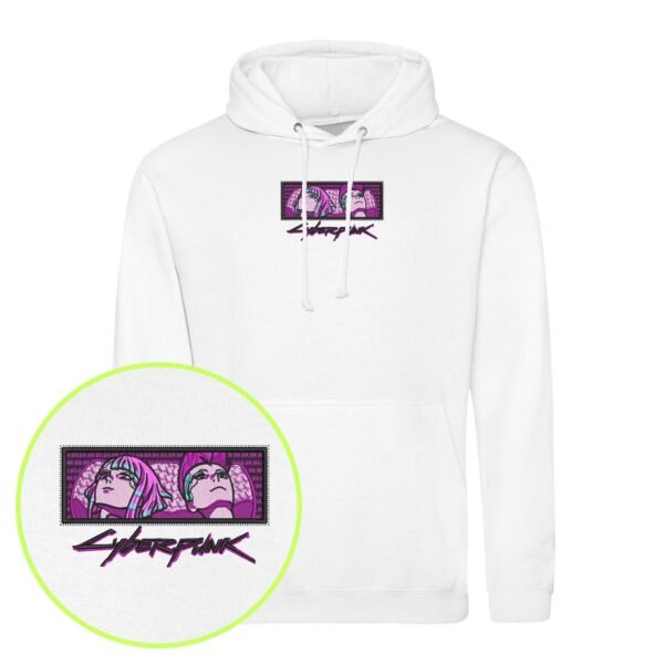 Cyberpunk Shadows embroidered Hoodie / Sweatshirt