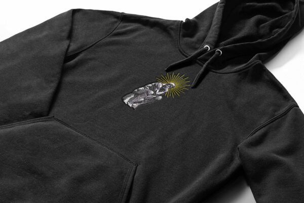 Deep in Thought embroidered Hoodie / Sweatshirt - Image 2