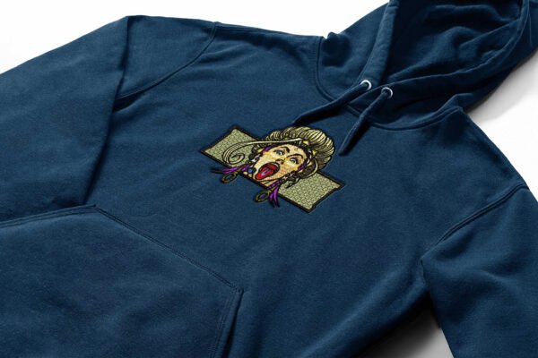 Enlightened Fighter embroidered Hoodie / Sweatshirt - Image 2