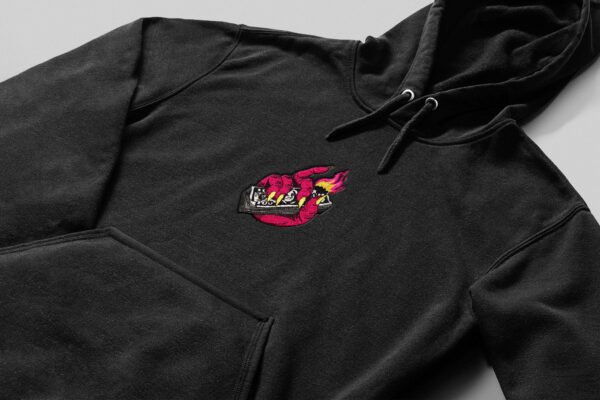 Fiery Fortune embroidered Hoodie / Sweatshirt - Image 2