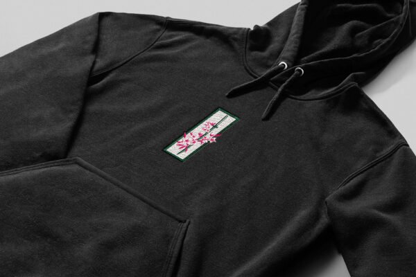 Floral Blade embroidered Hoodie / Sweatshirt - Image 2