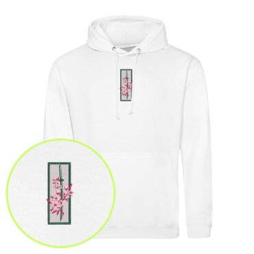Floral Blade embroidered Hoodie / Sweatshirt