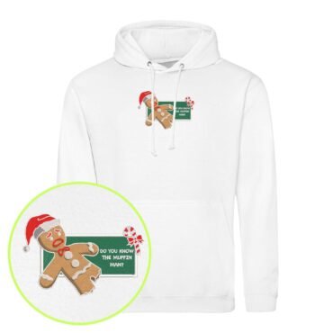 Do You Know a Muffin Man embroidered Hoodie / Sweatshirt