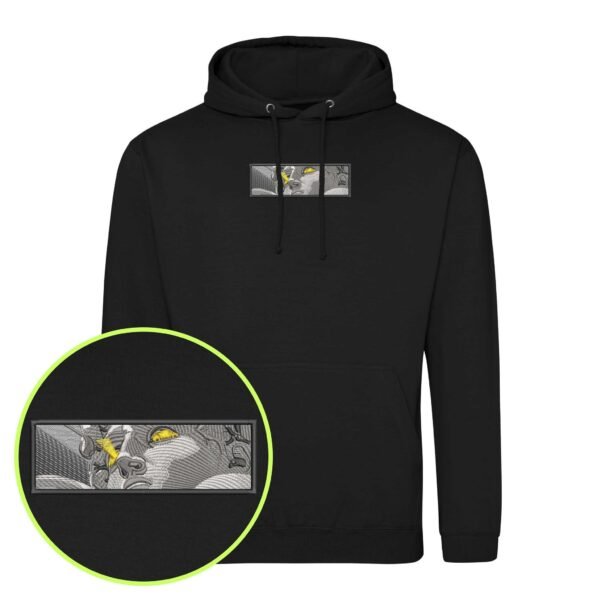 Golden Beam Gaze embroidered Hoodie / Sweatshirt - Image 3