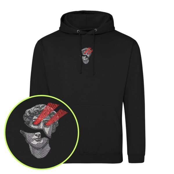 Laser Vision embroidered Hoodie / Sweatshirt - Image 5
