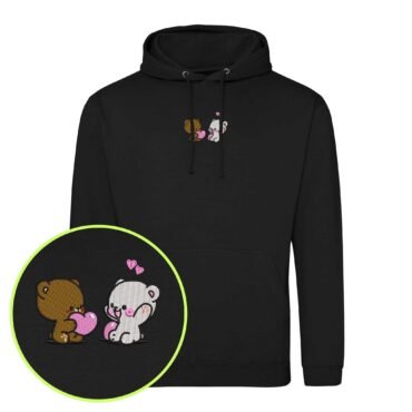 Love & Cuddles embroidered Hoodie / Sweatshirt