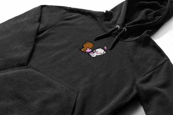 Love & Cuddles embroidered Hoodie / Sweatshirt - Image 2