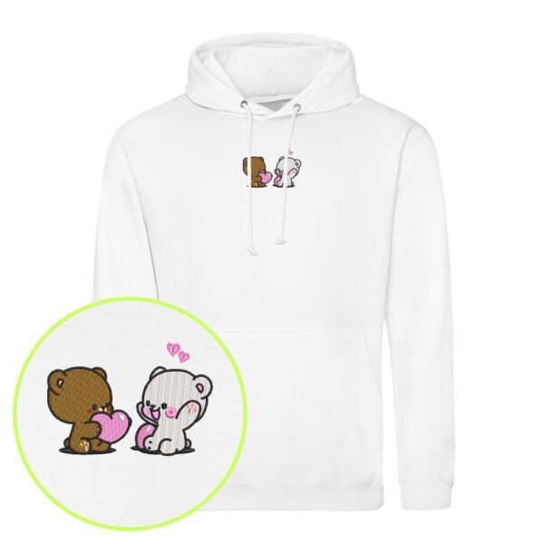 Love & Cuddles embroidered Hoodie / Sweatshirt - Image 4