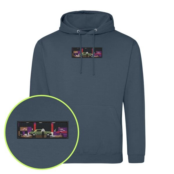 Midnight Tune-Up embroidered Hoodie / Sweatshirt - Image 4