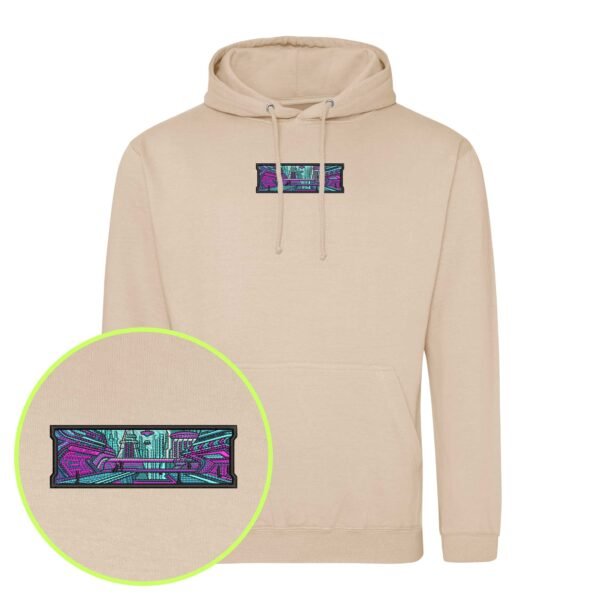 Neon Utopia embroidered Hoodie / Sweatshirt - Image 7