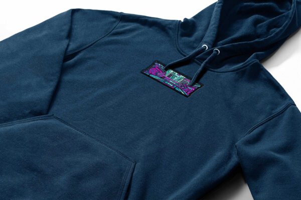 Neon Utopia embroidered Hoodie / Sweatshirt - Image 2