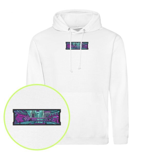 Neon Utopia embroidered Hoodie / Sweatshirt