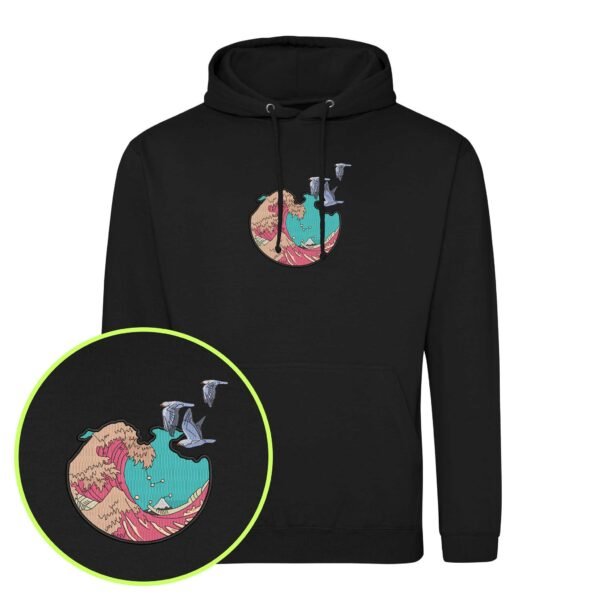 Pulse of the Heart embroidered Hoodie / Sweatshirt - Image 5