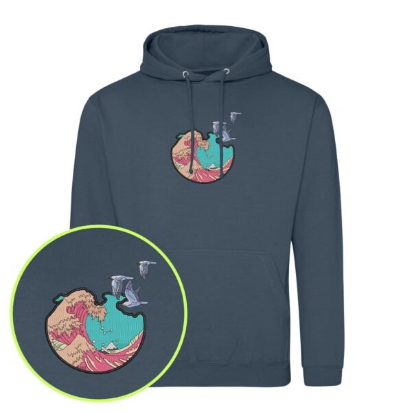Pulse of the Heart embroidered Hoodie / Sweatshirt - Image 6