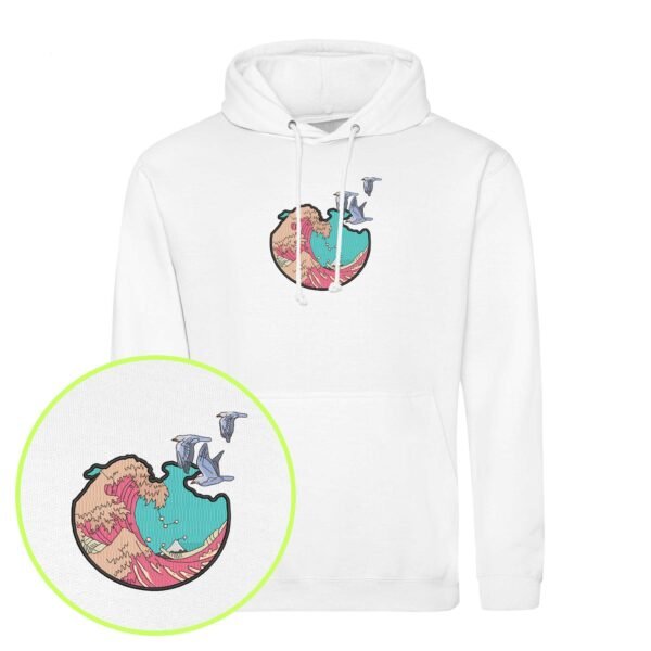 Pulse of the Heart embroidered Hoodie / Sweatshirt - Image 9