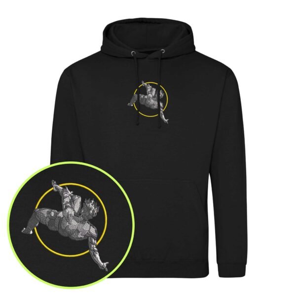 The Fall of Icarus embroidered Hoodie / Sweatshirt - Image 3