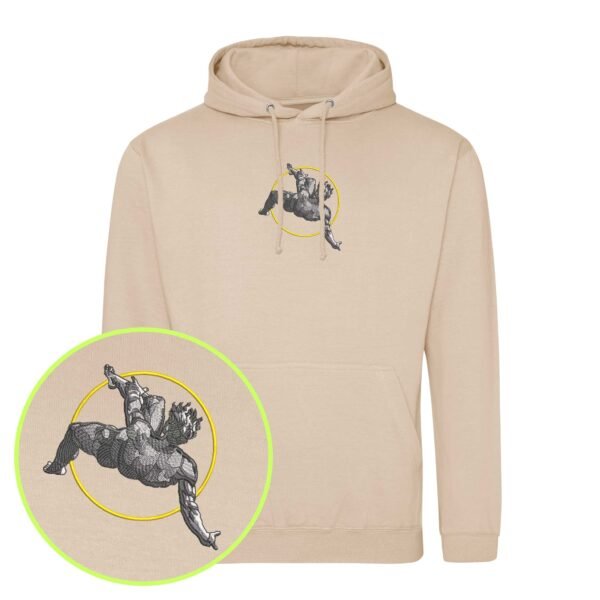 The Fall of Icarus embroidered Hoodie / Sweatshirt - Image 5