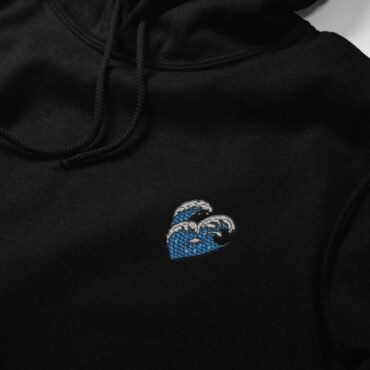 The Great Heart Chest embroidered Hoodie / Sweatshirt