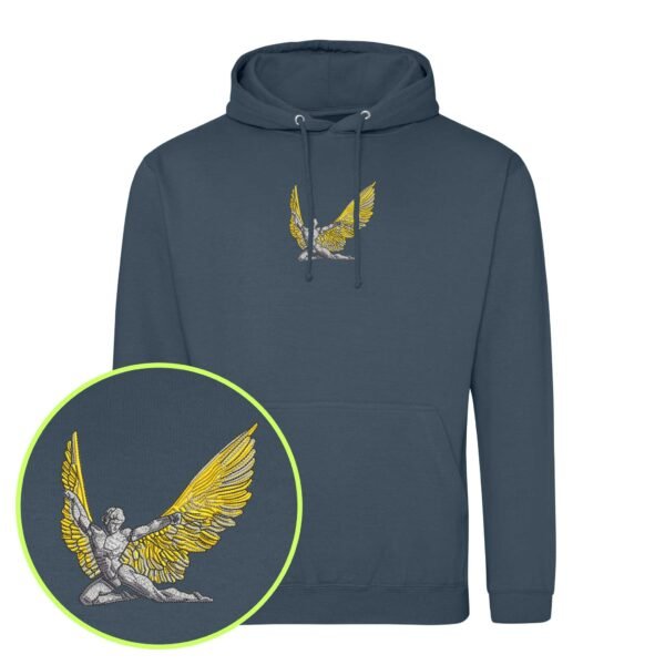 Wings of Icarus embroidered Hoodie / Sweatshirt - Image 5