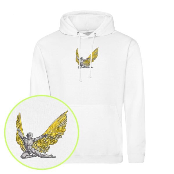 Wings of Icarus embroidered Hoodie / Sweatshirt - Image 6