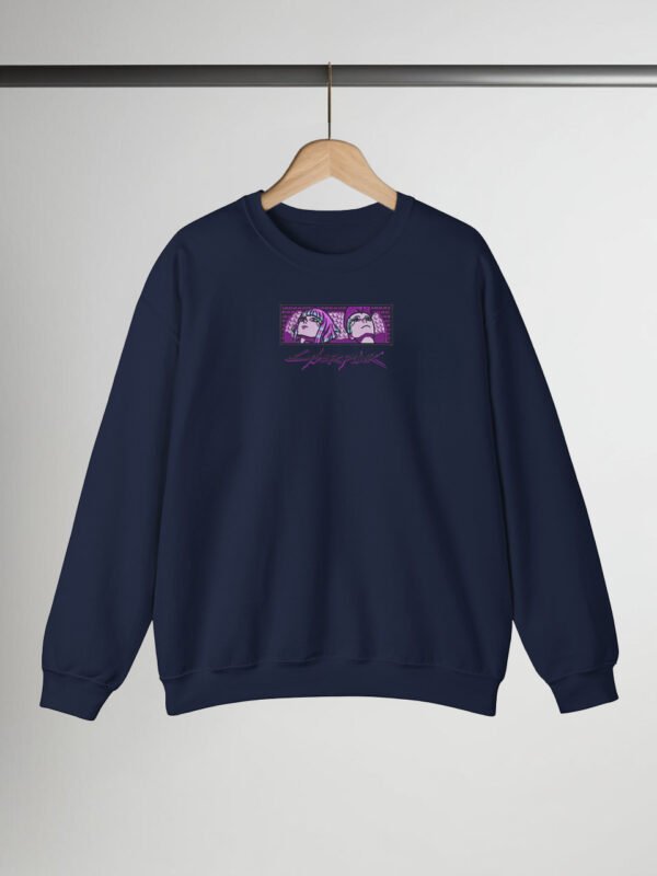 Cyberpunk Shadows embroidered Hoodie / Sweatshirt - Image 4