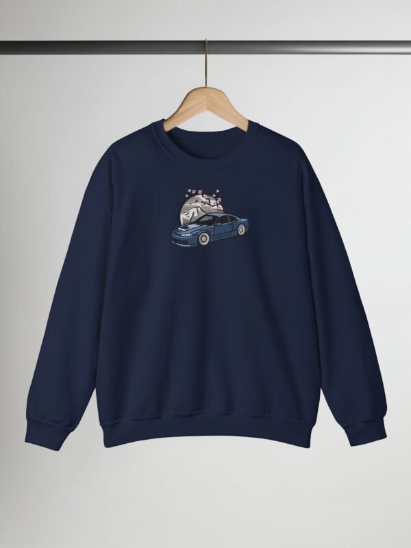 Sakura Drift embroidered Hoodie / Sweatshirt - Image 3
