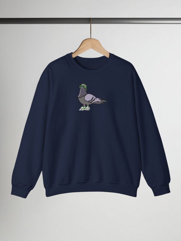 Pigeon with a Plan embroidered Hoodie / Sweatshirt - Image 7