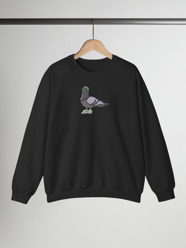 Pigeon with a Plan embroidered Hoodie / Sweatshirt - Image 8