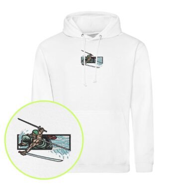 Triple Blade Swordsman embroidered Hoodie / Sweatshirt